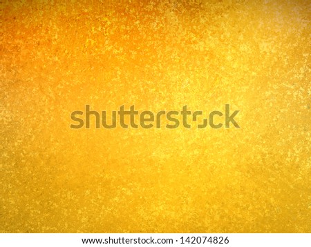 abstract gold background brown orange corners and bright center, warm rich yellow brown or Christmas color vintage grunge background texture, yellow paper or website template background design page
