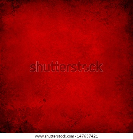 abstract red background black frame, vintage grunge background texture, rough distressed wall paint, canvas art, red Christmas background paper or luxury elegant background for wedding announcement