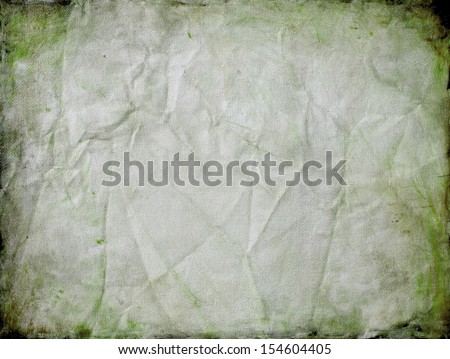 vintage old paper background green border texture for rustic country western or ancient manuscript with creased and cracked edge illustration or vintage Christmas background