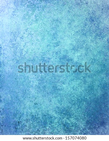 abstract blue background stormy cloud paint colors with sponge vintage grunge background texture, distressed rough smeary paint on wall, art canvas or board for brochure ad or website template