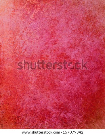 abstract red background pink faded stain colors with sponge vintage grunge background texture, distressed rough smeary paint on wall, art canvas or board for brochure ad or website template