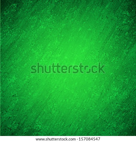 abstract green background black vignette with sponge vintage grunge background texture, distressed rough smeary paint on wall, art canvas or board for brochure ad or website template