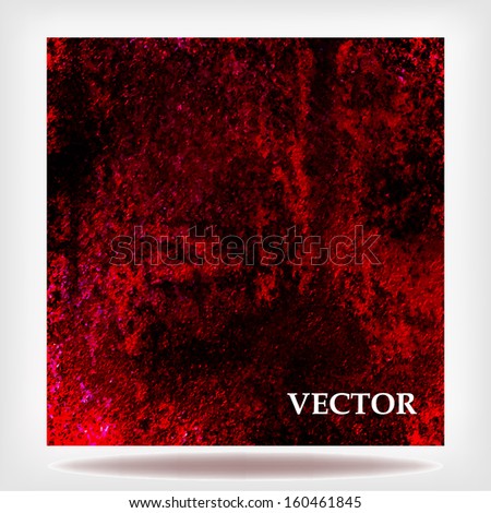 abstract red background messy cloudy brush scratch marks in paint on grunge linen canvas material texture old rough vintage grunge background texture worn image, red black vector background