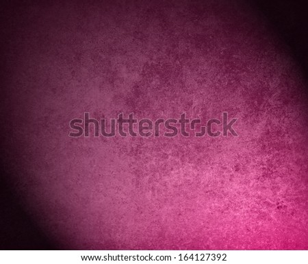abstract pink background faded black stain color on corner frame with sponge vintage grunge background texture, distressed rough smeary paint on wall, art canvas or board for brochure ad or website