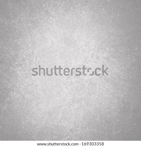 abstract silver gray background white center darker border with sponge vintage grunge background texture, distressed rough smeary paint on wall, art canvas board, brochure ad, website template