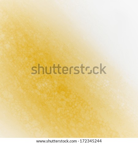 abstract gold background design, rough white border with gold streak or stream of bright light across white contrasting background, unique web design background or elegant brochure layout space