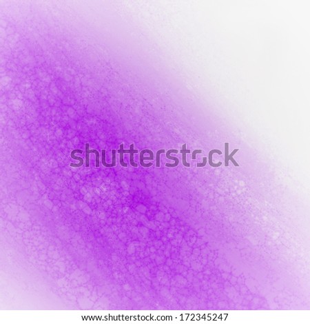 abstract purple background design, rough white border with purple streak or stream of bright light across white contrasting background, unique web design background or elegant brochure layout space