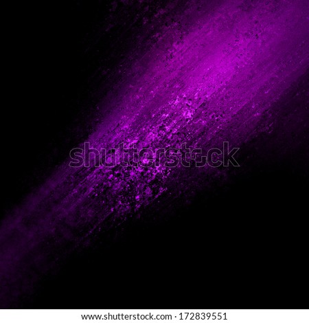 abstract purple pink background design, rough black border with purple streak or stream of bright light on contrasting black background, unique web design background or elegant brochure layout space