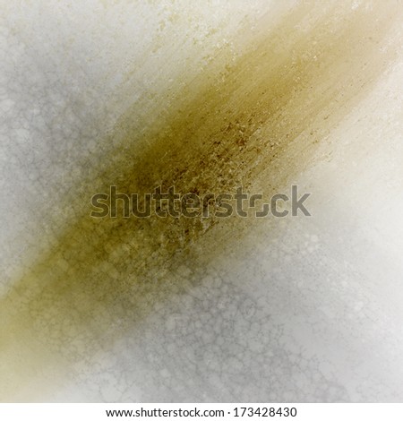abstract gray background design, rough white border with gold streak or stream of bright light across white contrasting background, unique web design background or elegant brochure layout space