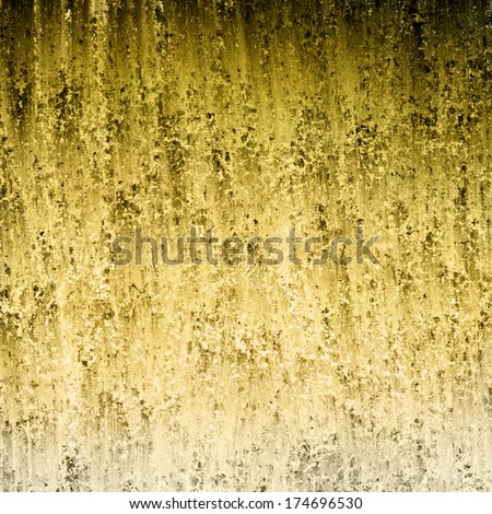 abstract black gold background design, aged vintage grunge background texture, rough distressed pitted peeling texture painted wall, cool artsy background for web template or product design backdrop