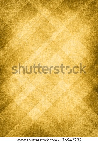 brilliant gold background brown abstract border retro grunge background texture, layout of diamond element pattern line or angled stripe design pattern, golden yellow background luxury decorated style