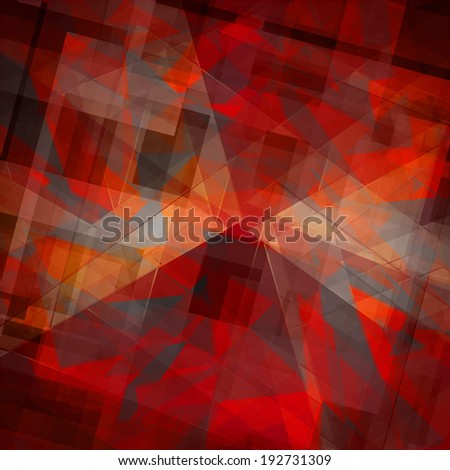 abstract geometric background design shape pattern, futuristic background, technology business presentation report cover, angled triangle abstract shape art, glass texture, black red background wall