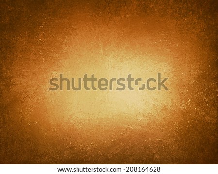 yellow gold and orange background, old vintage paper texture design with worn and cracked black vignette grunge border