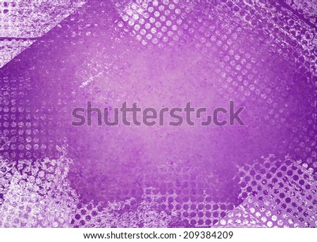messy grunge purple and pink background paper with textured abstract white grid pattern border