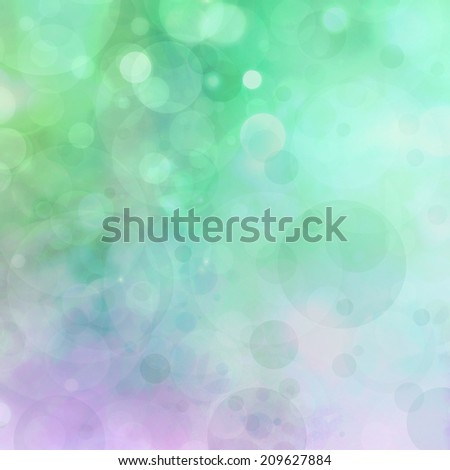 abstract colorful background, blurred bokeh lights on multicolored backdrop, floating round circle shapes or bubbles