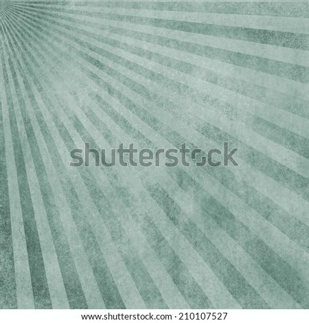 abstract faded retro background, blue and white distressed vintage sunburst design pattern of stripes or lines radiating from corner, grunge background texture