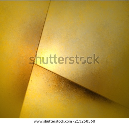 layered gold paper background, pages of yellow paper with vintage distressed texture and soft lighting overlapped in elegant design