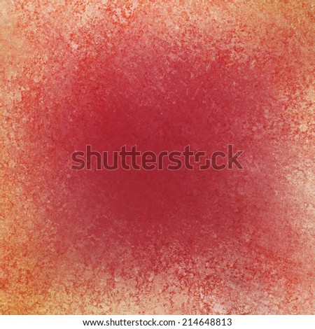 bright messy red orange and cream color background with rough distressed vintage grunge background texture design