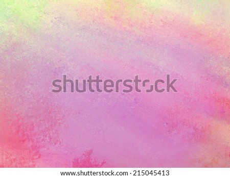 abstract soft yellow purple pink background painted wall with smeary messy paint design with blurred colors and sponged texture