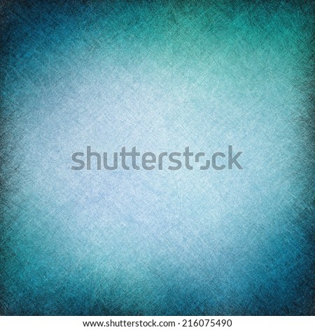 blue vintage background with texture scratch lines and vignette border