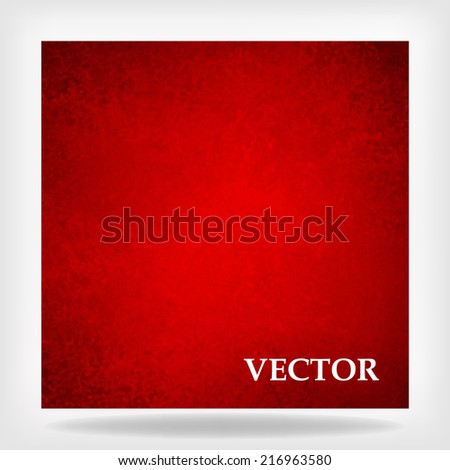 abstract red background vector, vintage grunge background texture, rough distressed wall paint, canvas art, red Christmas background paper or luxury elegant background vector for billboard sign