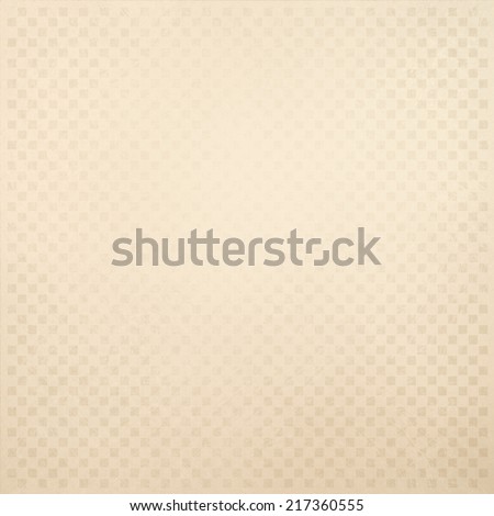 faint white background pattern design, small square blocks of light brown or beige on off white paper, macro or detail faded graphic art design canvas, checkerboard or checkered pattern