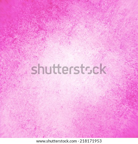abstract pink background design, border has dark pink color edges of rough distressed vintage grunge texture, pale soft opaque white center