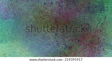 green banner background with rough distressed purple gray color splash, vintage texture that is messy and rough
