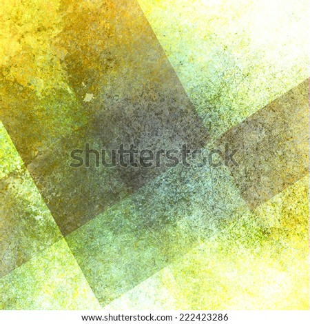 abstract green gold white and brown background striped or checkered pattern with blocks in diagonal lines with vintage texture