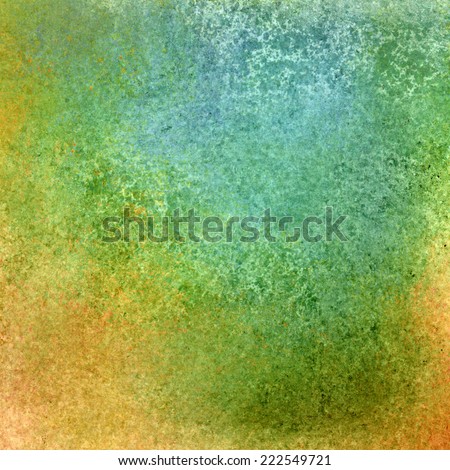 elegant green blue yellow background texture paper, faint rustic grunge paint design