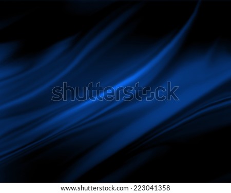 blue wavy background color splash on black background, elegant classy design
