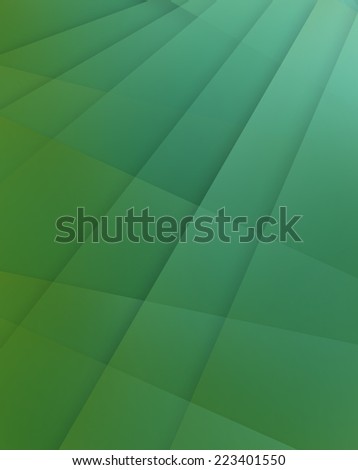 abstract green background. layered shapes and angles in abstract pattern with line design elements.
