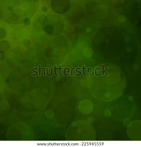 dull dark green background with elegant faint circle shapes layered in random pattern