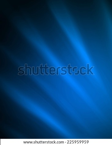 abstract black blue background design, bright blue streaks of light on dark black color