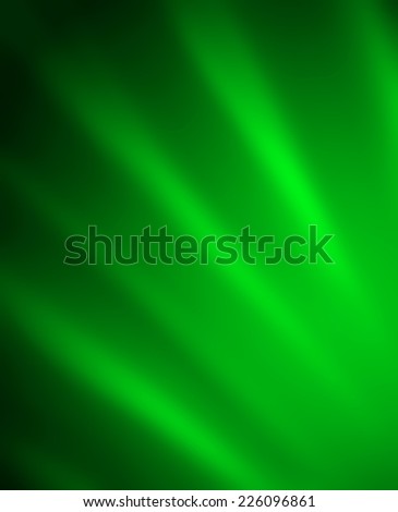 abstract black green background design, bright green streaks of light on dark black color