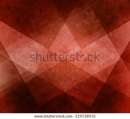 abstract red background white striped pattern and blocks in diagonal lines with vintage back and red sponge texture