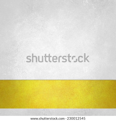 pure white background with gold footer stripe on bottom border, old white paper vintage background texture