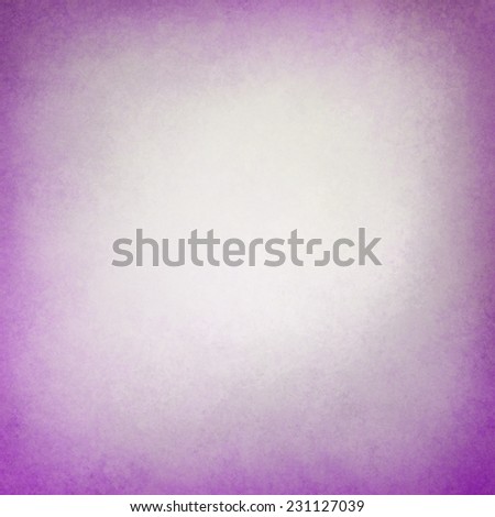 old paper background with distressed purple border edges, crumple worn vintage texture and faded off white center