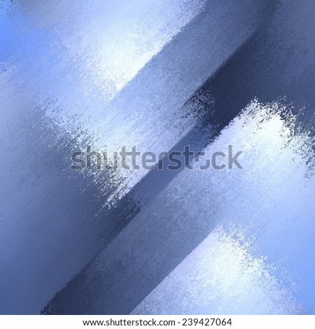 abstract blue background with blurred smeared layers of white and blue color, diagonal modern composition