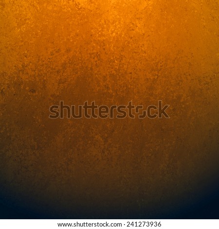 black background with grunge copper orange border texture, gradient bright orange color blended into dark black color, elegant classy background with sponge wall paint texture