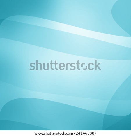 abstract lines and waves background design, white and sky blue layers with graceful white curving lines pattern