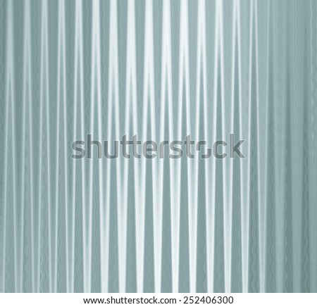 light blue and white striped background with shiny metallic finish