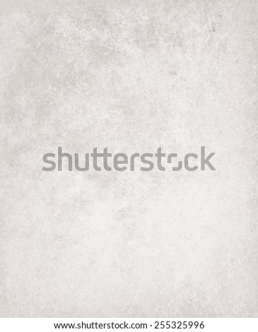 abstract white background, faded gray stain colors of faint sponged vintage grunge background texture, distressed rough white painted wall