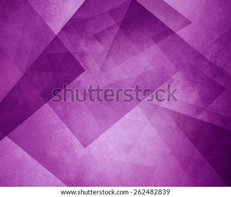 abstract purple background with triangles and rectangle shapes layered in contemporary modern art design