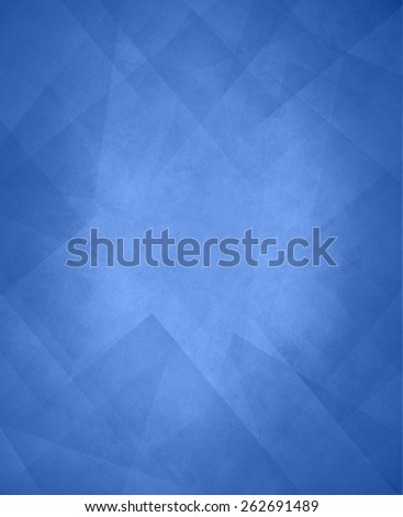 abstract triangle background design, layers of faint transparent triangles texture on bright blue background