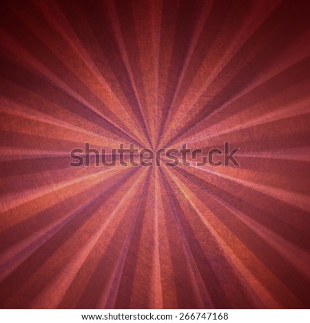 burgundy red orange and purple retro background, cool distressed sunburst radial striped background with old vintage grunge texture, faint detailed white scratched surface faded color