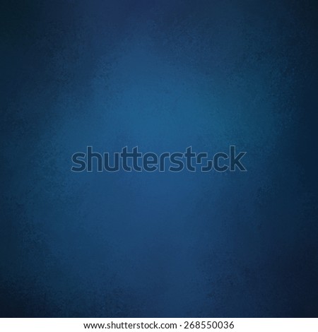 elegant blue background color. Textured vintage blue background with black vignette shadow border.