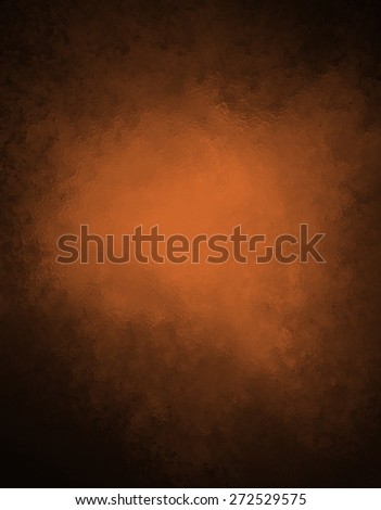 Copper background. Orange background with black border and glass or foil texture detail.