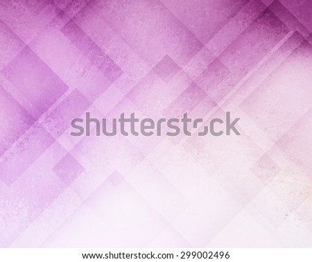 abstract pink and purple background with whited out bottom corner area, diamond shapes in floating transparent layers and sponged distressed texture