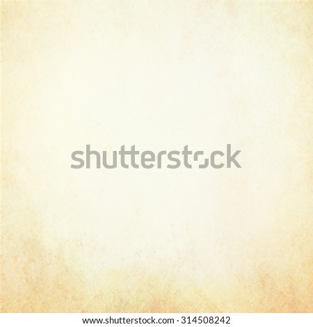 old white paper with vintage brown border, off white yellowed background texture with damaged distressed grunge design on bottom border with pale beige center with copyspace for text or image